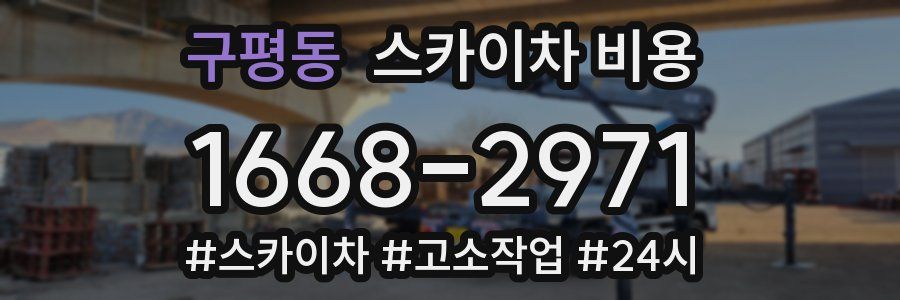 구평동 스카이차 비용