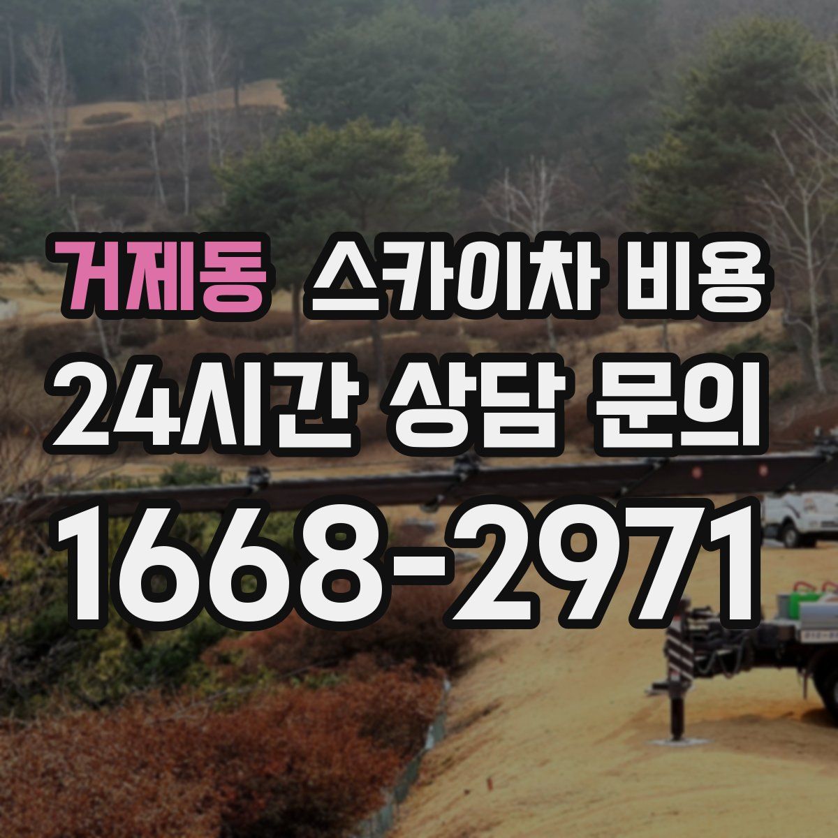 거제동 스카이차 비용