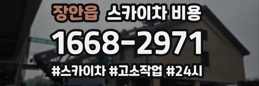 장안읍 스카이차 비용