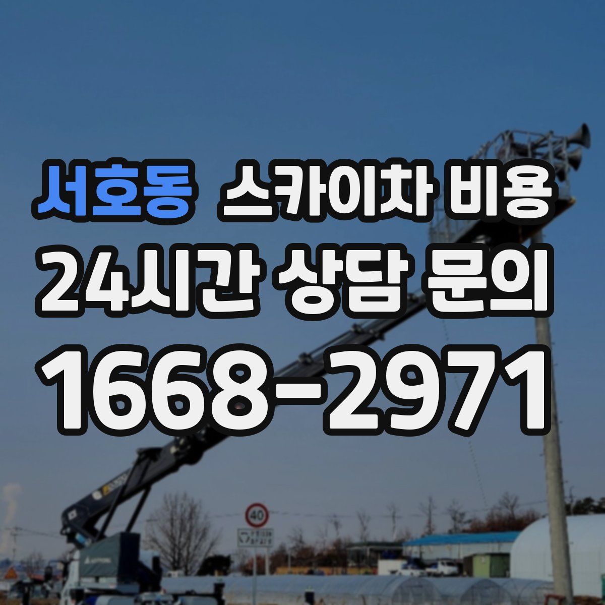 서호동 스카이차 비용