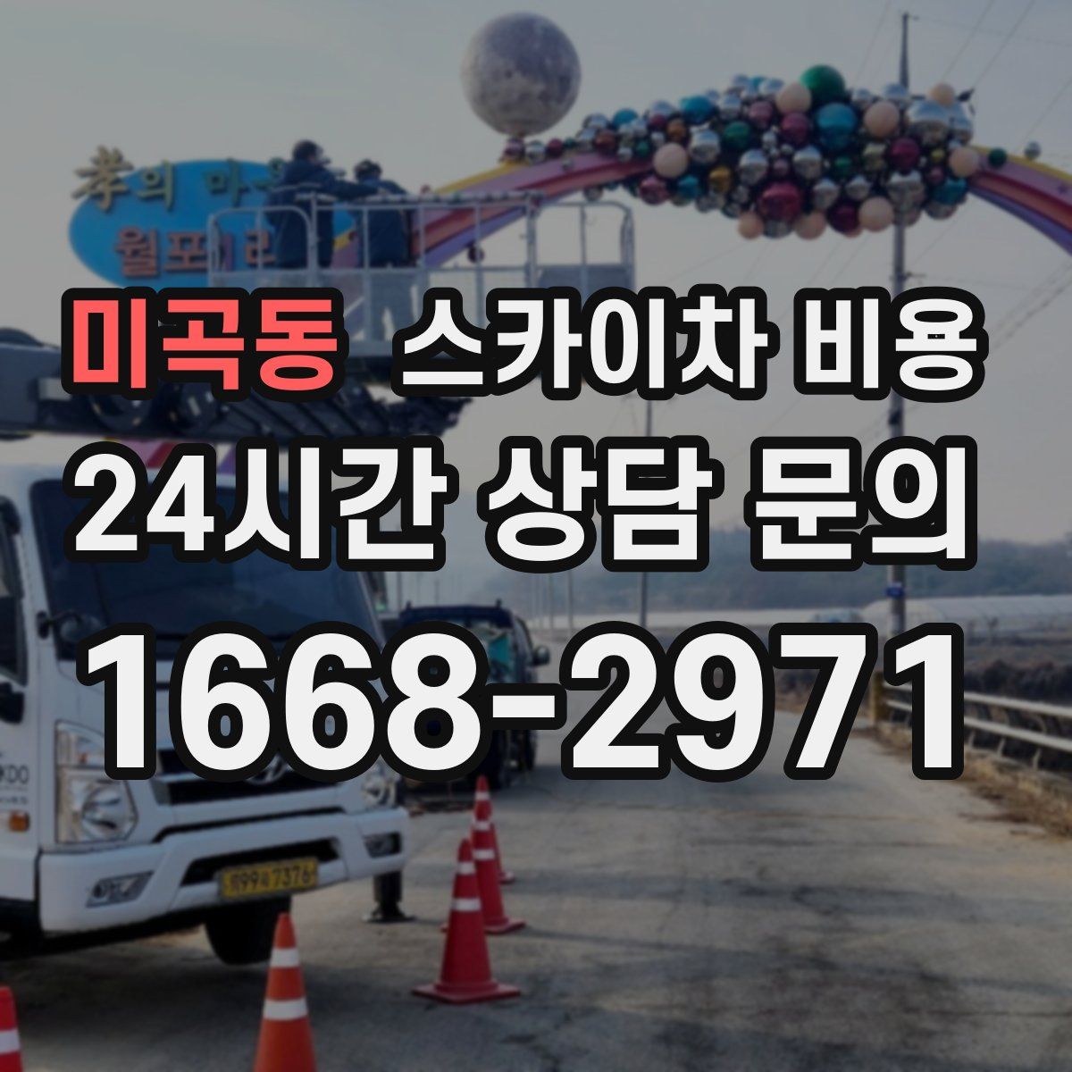 미곡동 스카이차 비용