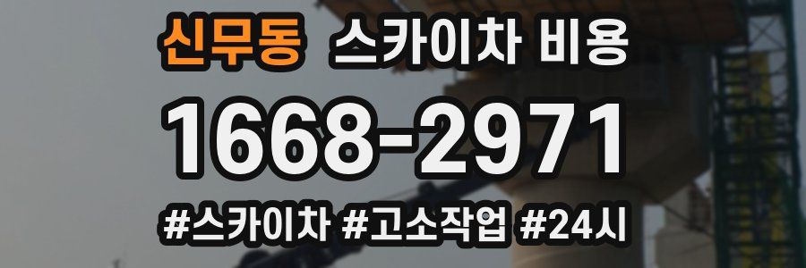 신무동 스카이차 비용