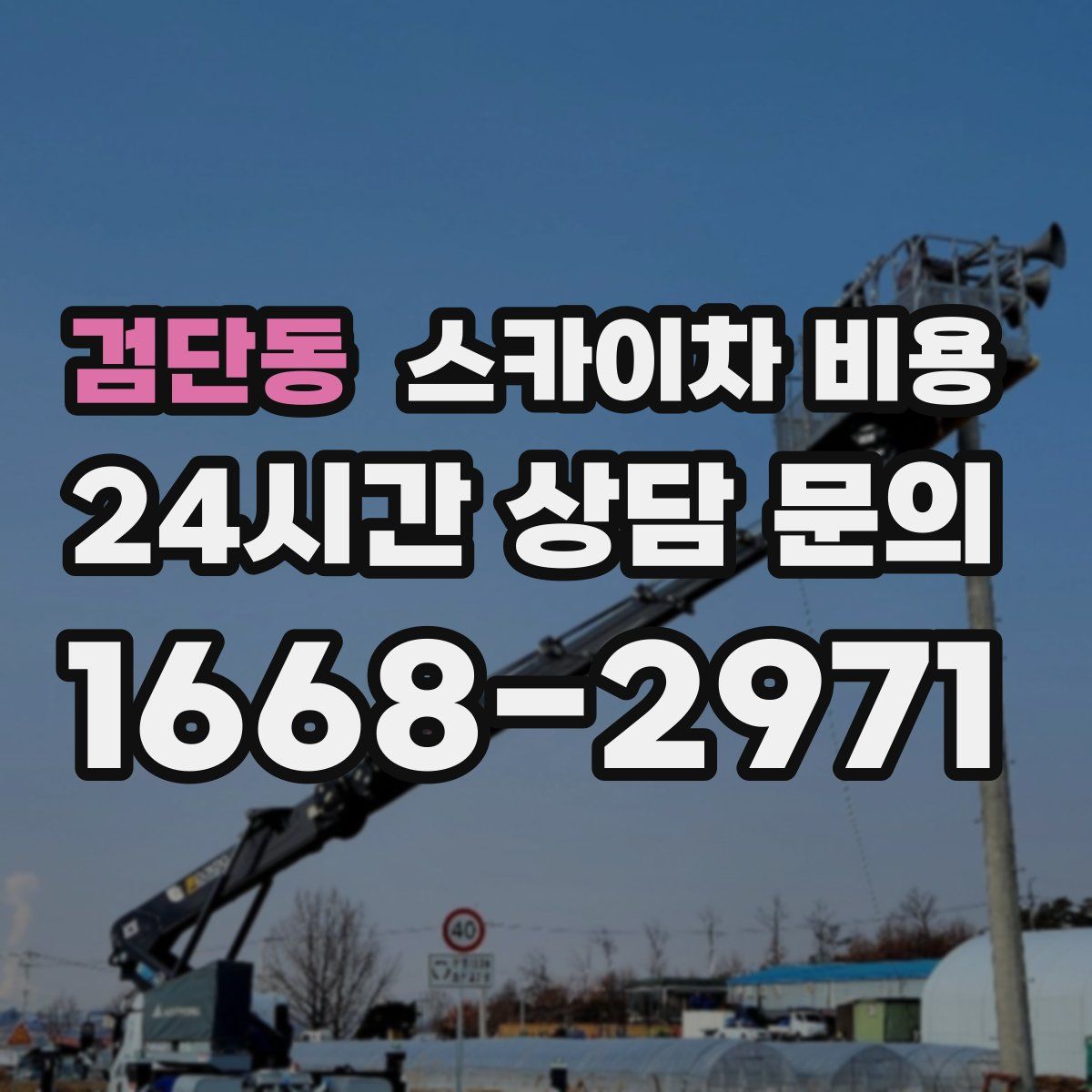 검단동 스카이차 비용