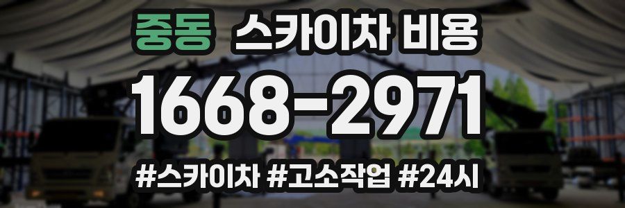 중동 스카이차 비용