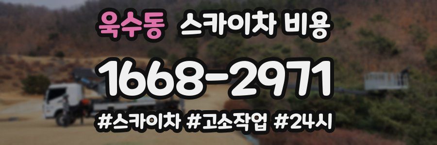 욱수동 스카이차 비용