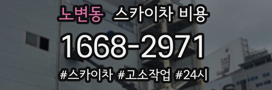 노변동 스카이차 비용