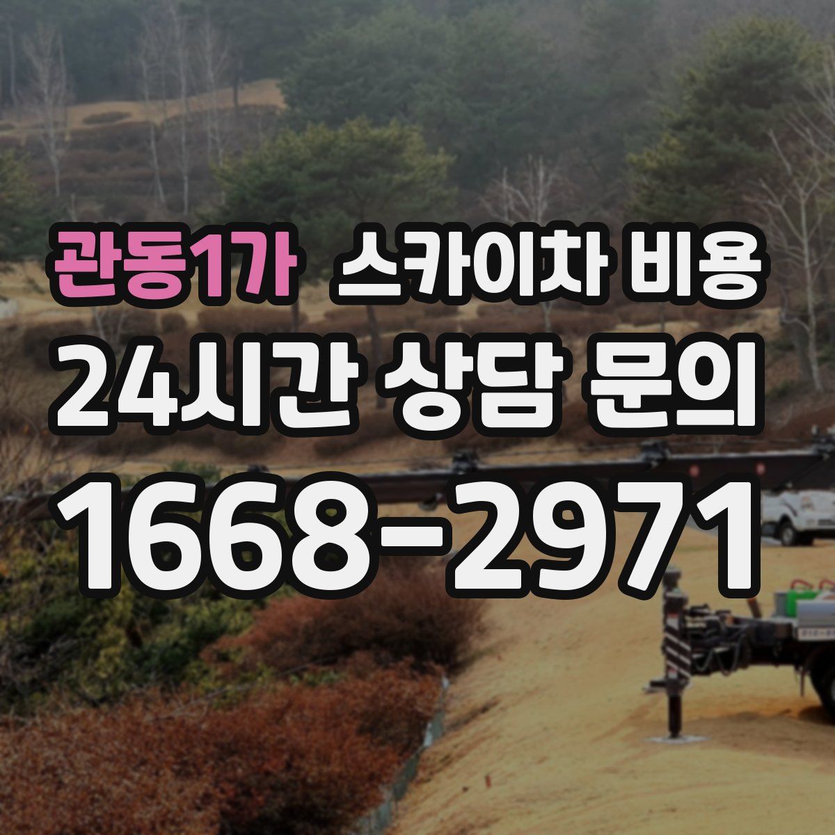 관동1가 스카이차 비용