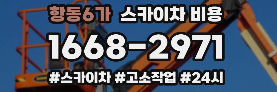 항동6가 스카이차 비용