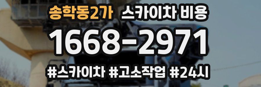 송학동2가 스카이차 비용