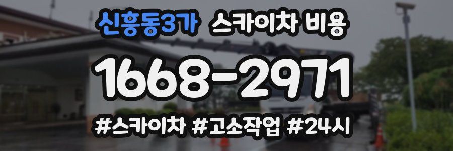 신흥동3가 스카이차 비용