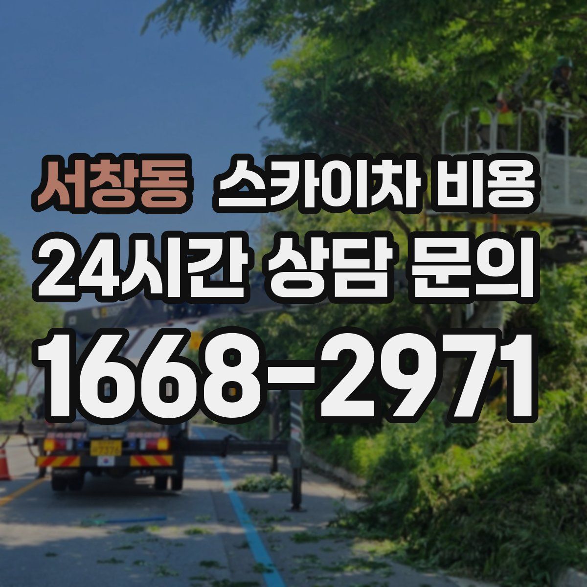 서창동 스카이차 비용