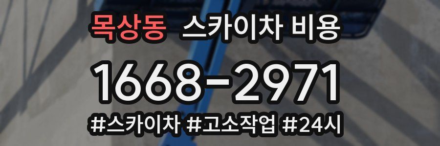 목상동 스카이차 비용