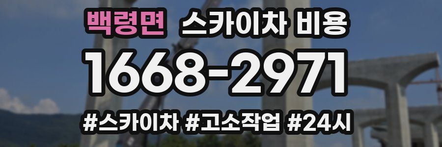 백령면 스카이차 비용