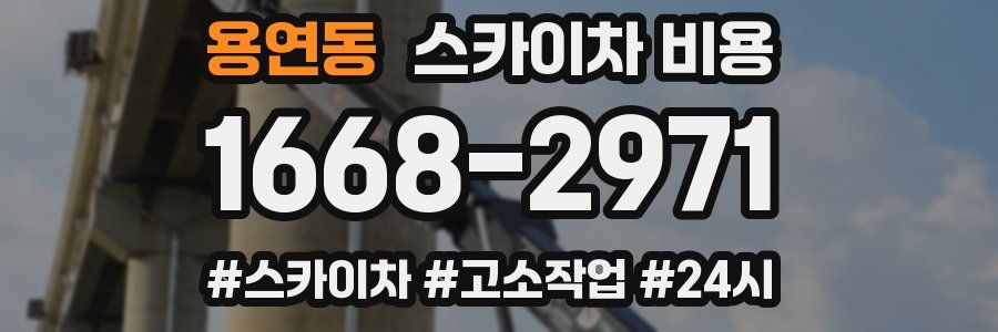 용연동 스카이차 비용