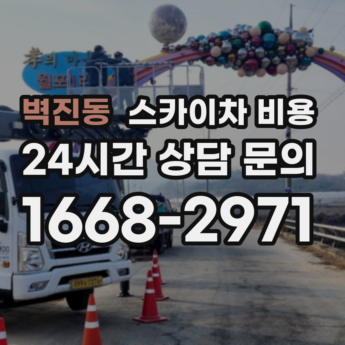 벽진동 스카이차 비용