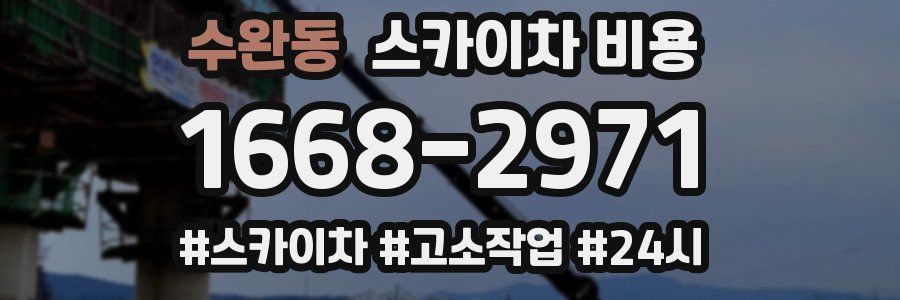 수완동 스카이차 비용