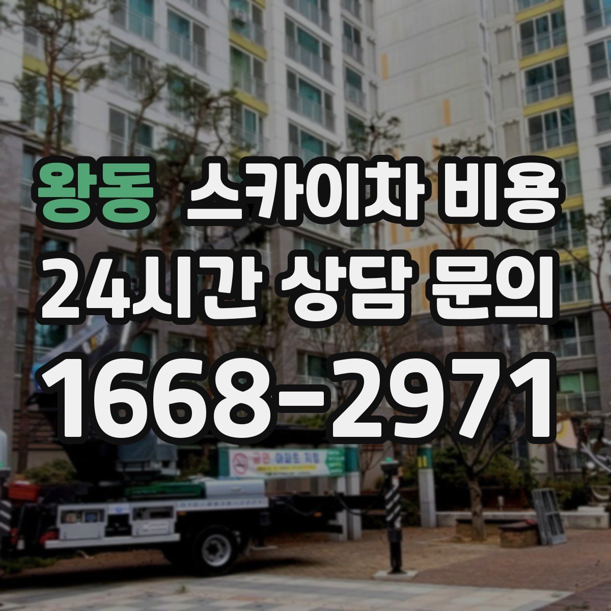 왕동 스카이차 비용