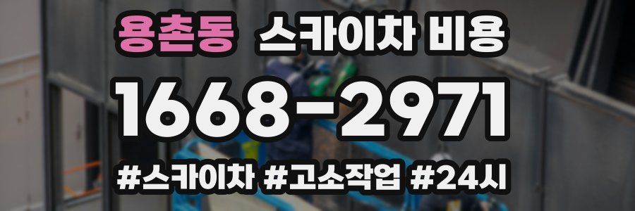 용촌동 스카이차 비용