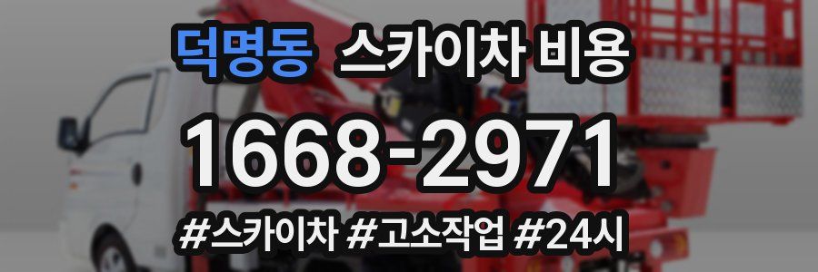 덕명동 스카이차 비용