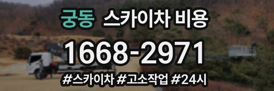 궁동 스카이차 비용