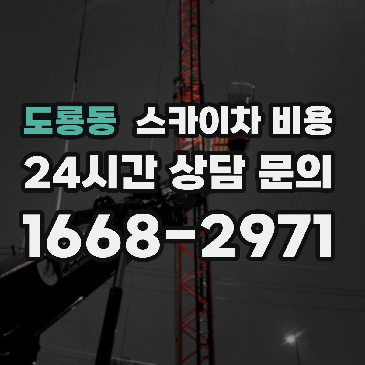 도룡동 스카이차 비용