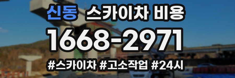 신동 스카이차 비용