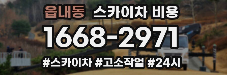 읍내동 스카이차 비용