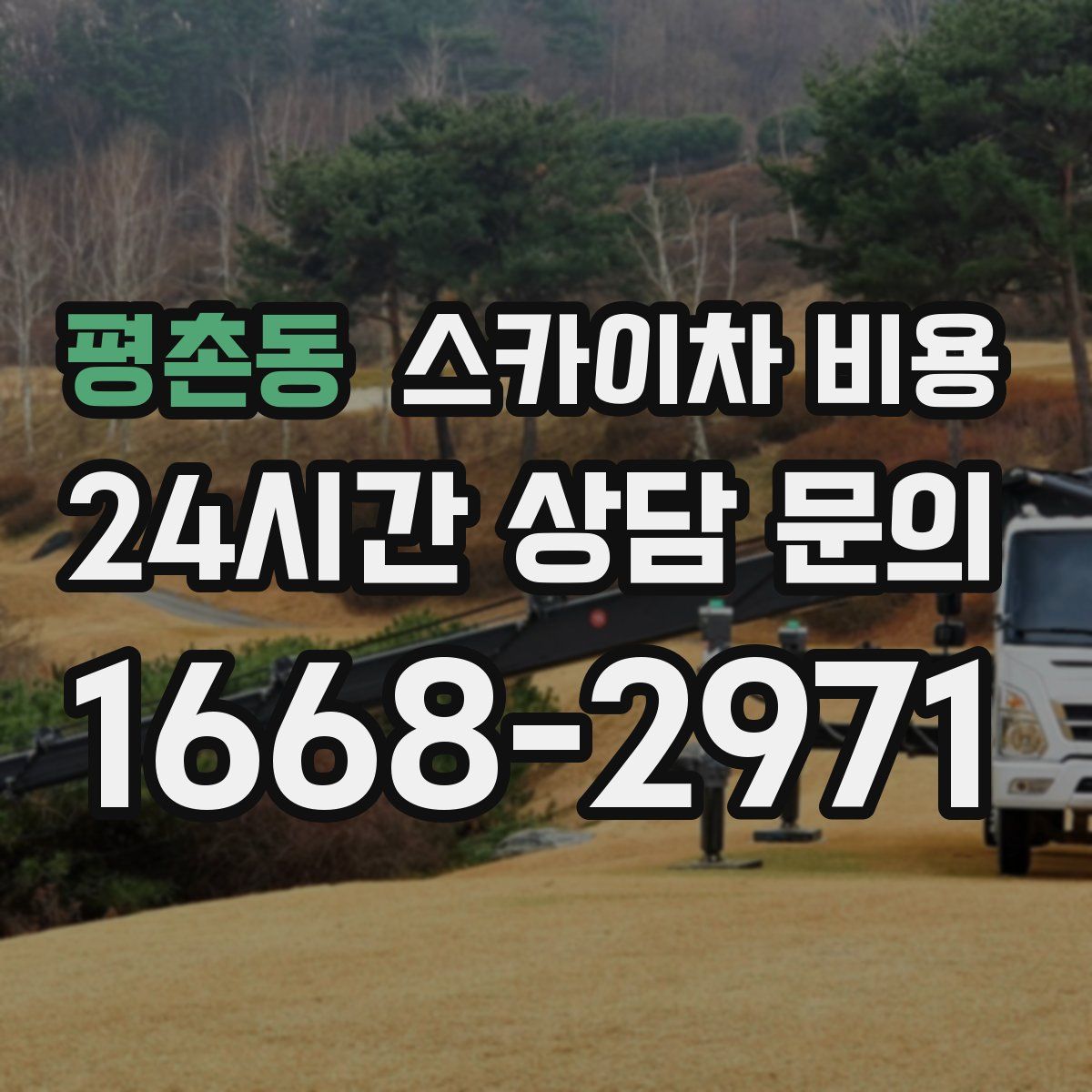 평촌동 스카이차 비용