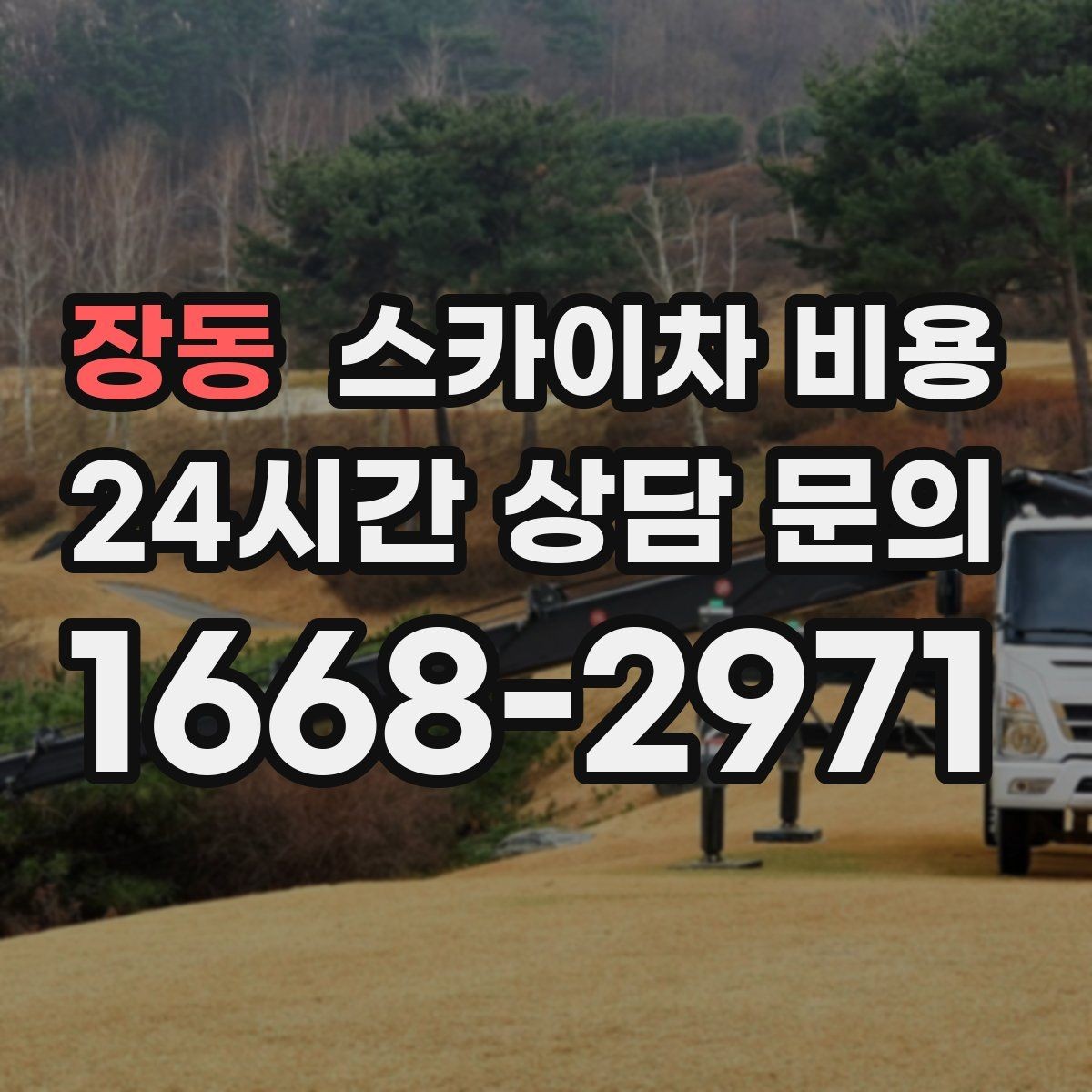 장동 스카이차 비용 현장 확인 없이 견적이 어려운 대표 사례