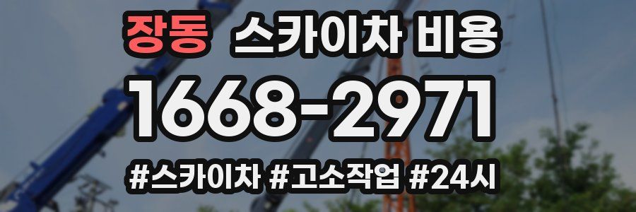 장동 스카이차 비용