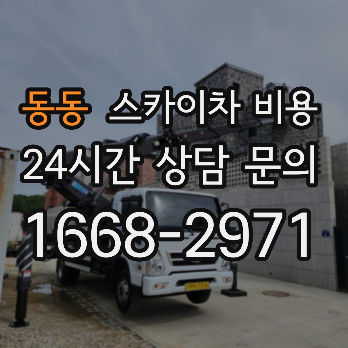 동동 스카이차 비용