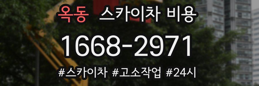 옥동 스카이차 비용