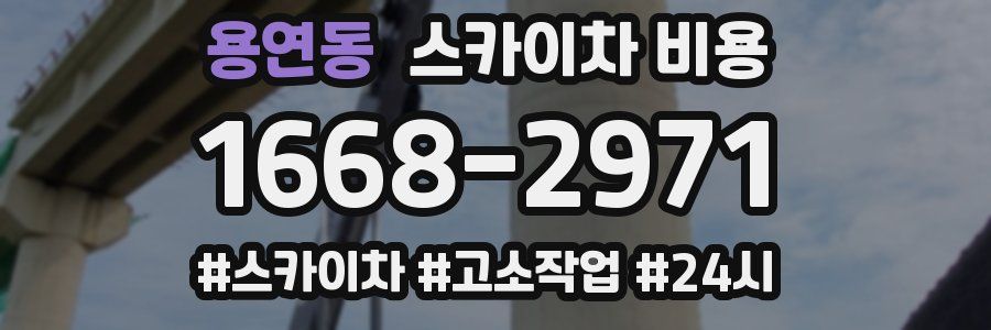 용연동 스카이차 비용