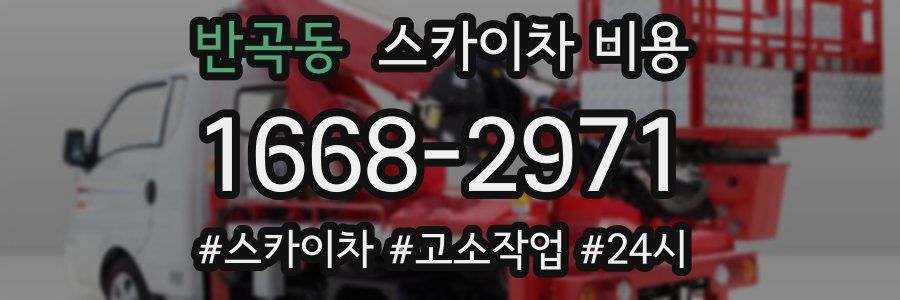 반곡동 스카이차 비용