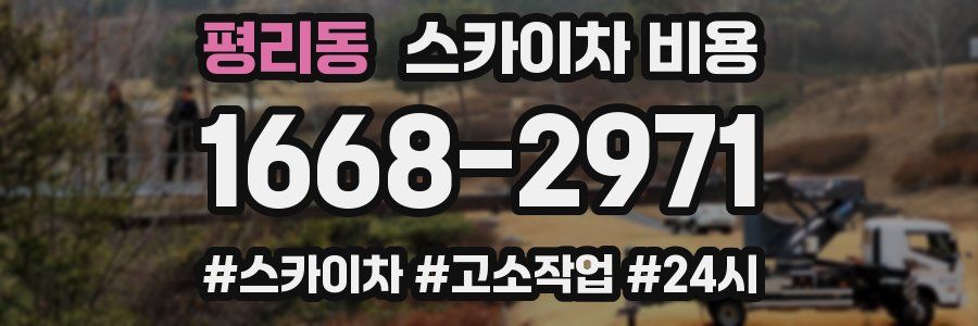 평리동 스카이차 비용