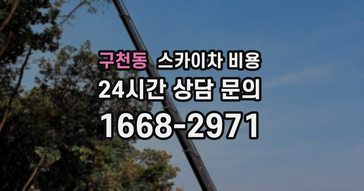 구천동 스카이차 비용