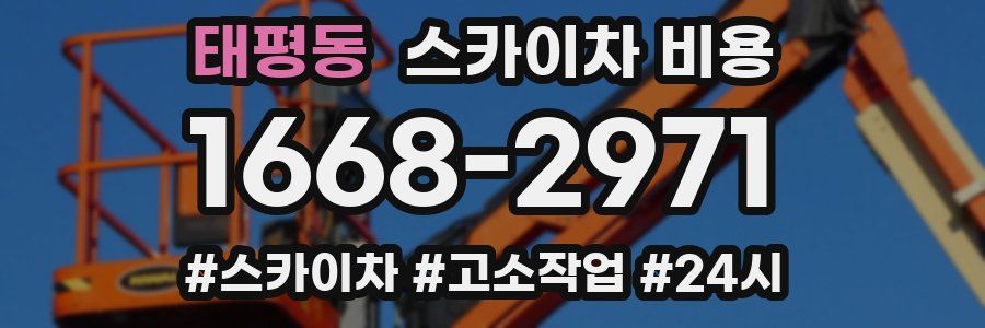 태평동 스카이차 비용