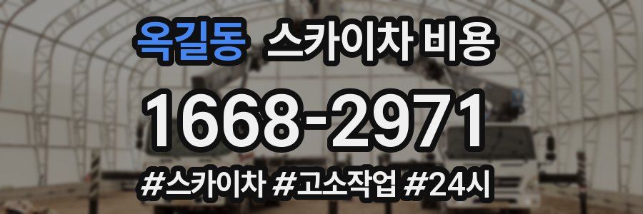 옥길동 스카이차 비용