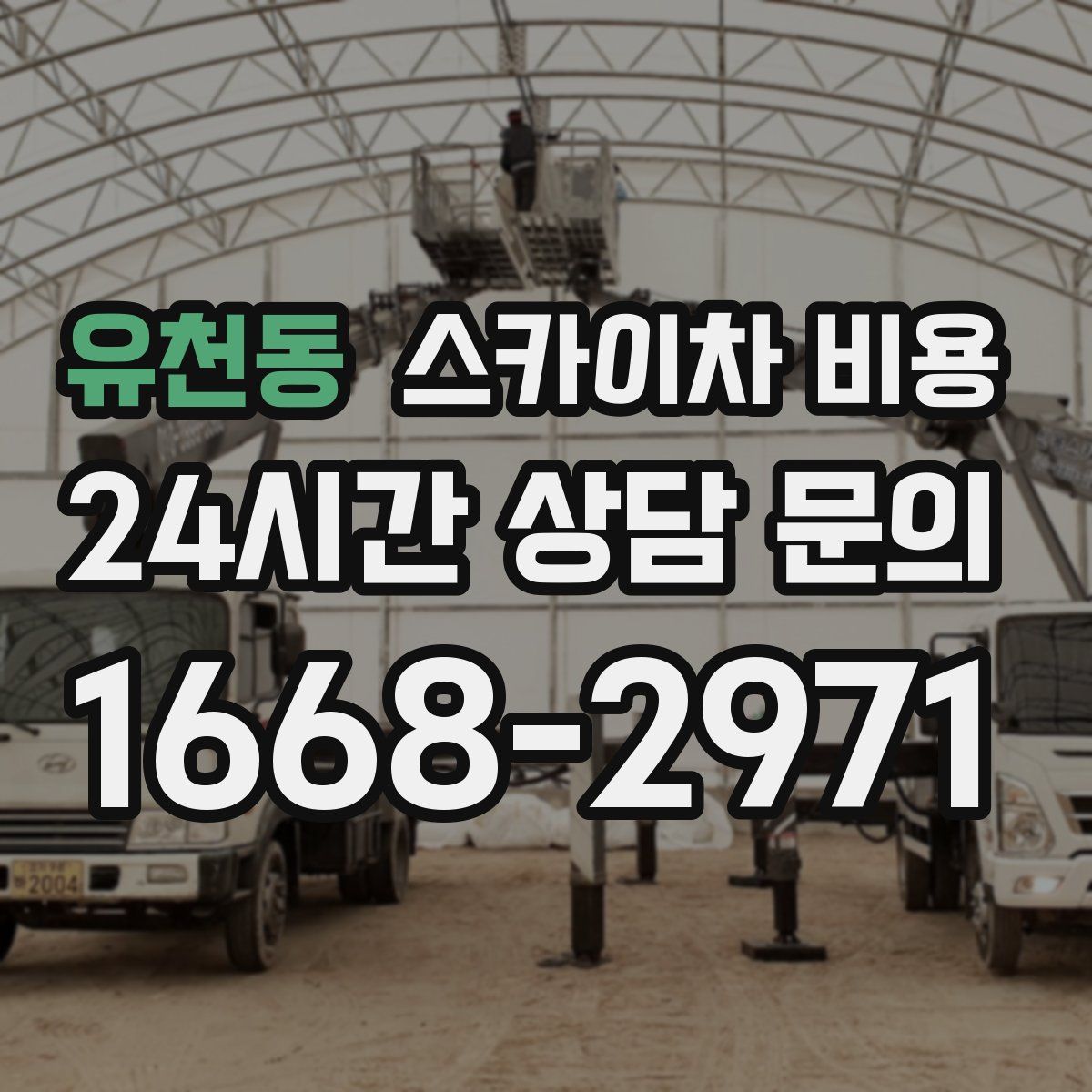 유천동 스카이차 비용