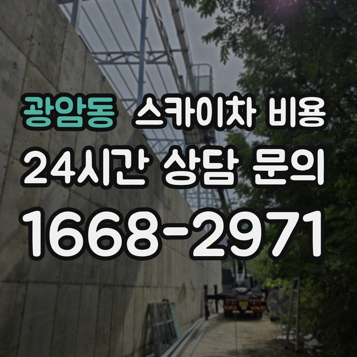 광암동 스카이차 비용