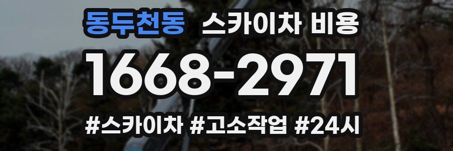 동두천동 스카이차 비용