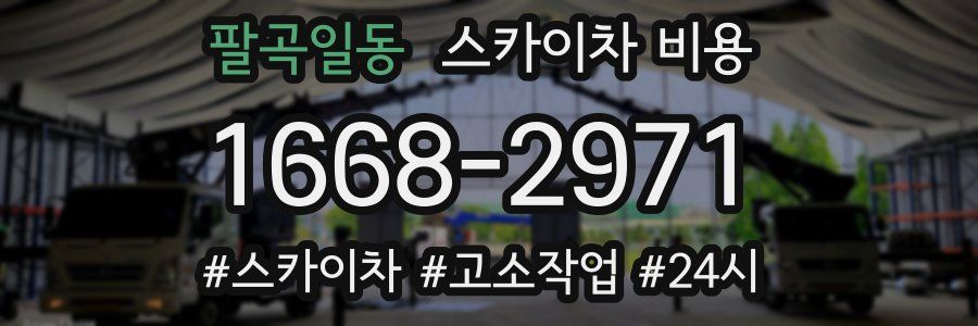 팔곡일동 스카이차 비용