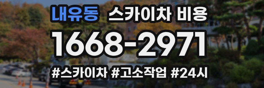 내유동 스카이차 비용
