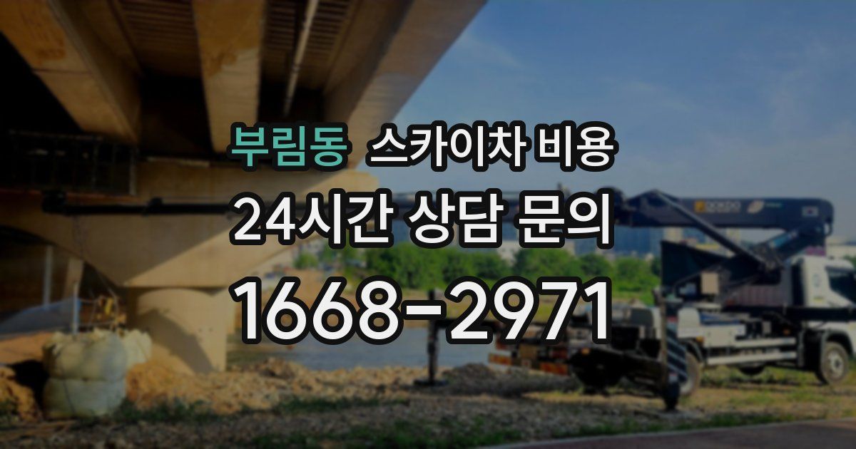 부림동 스카이차 비용