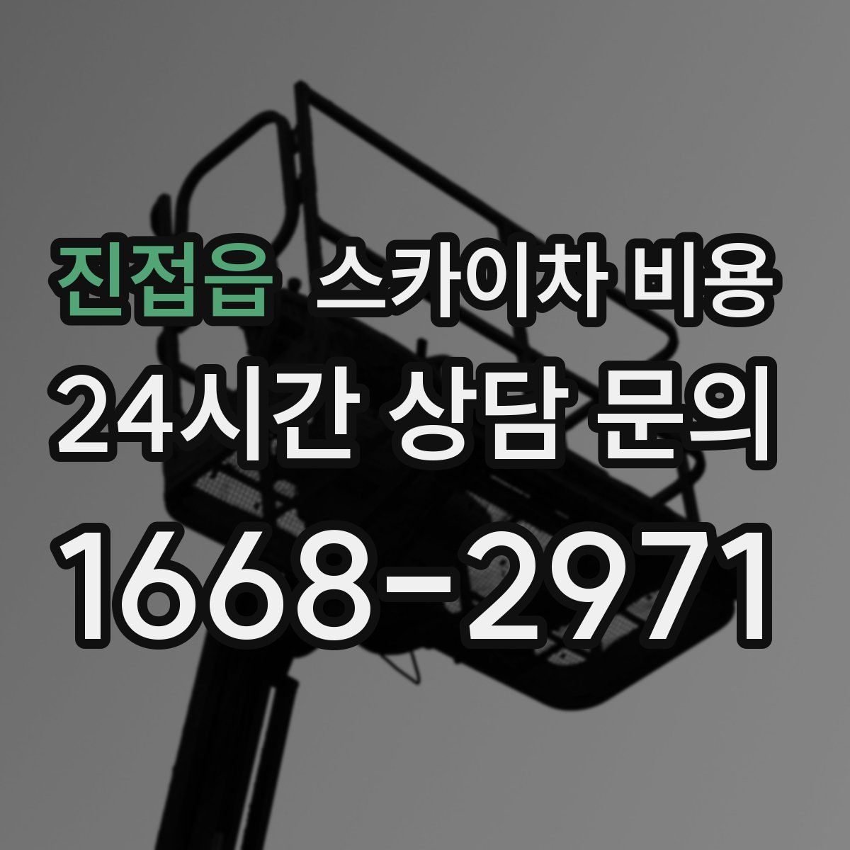 진접읍 스카이차 비용