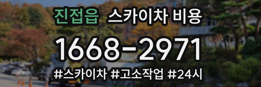 진접읍 스카이차 비용