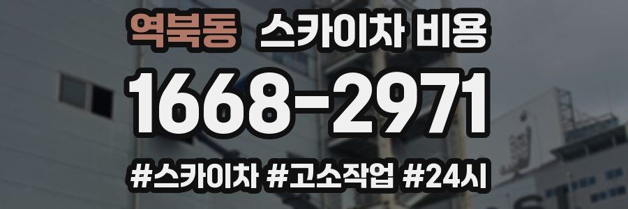 역북동 스카이차 비용