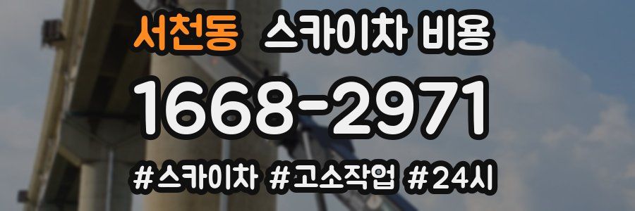 서천동 스카이차 비용
