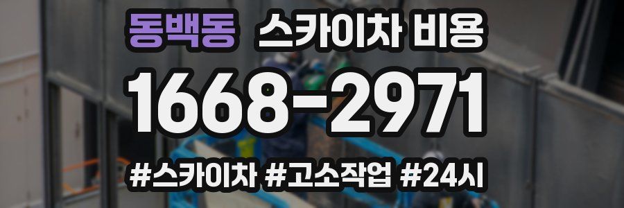 동백동 스카이차 비용