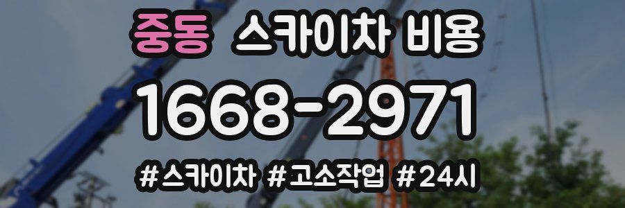 중동 스카이차 비용